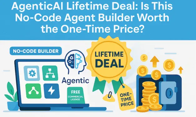 AgenticAI Lifetime Deal: Is This No-Code Agent Builder Worth the One-Time Price?